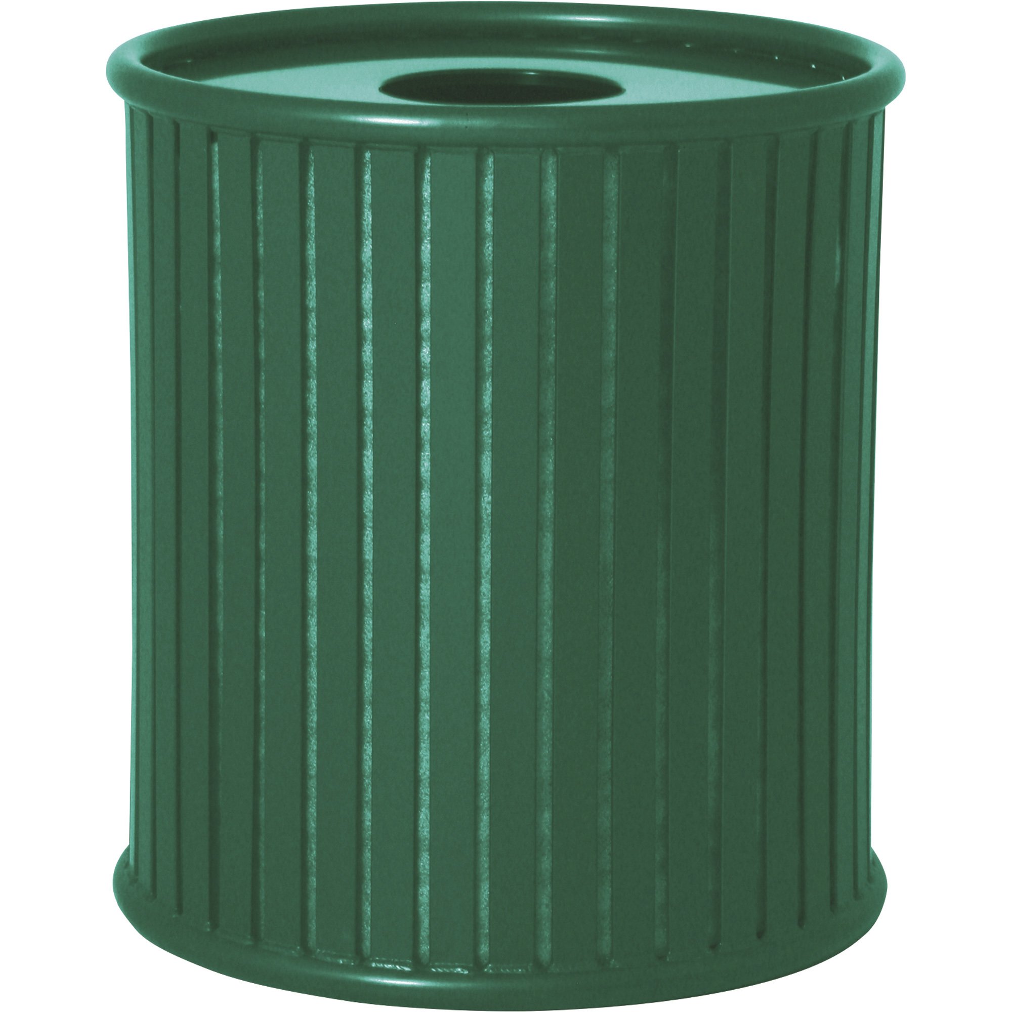 Ultra Play Systems Augusta Collection 36-Gallon Steel Trash Receptacle — Model# AG-36FT